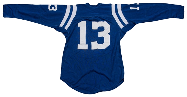 1958-67 Baltimore Colts Pre-Season Game Used #13 Jersey 